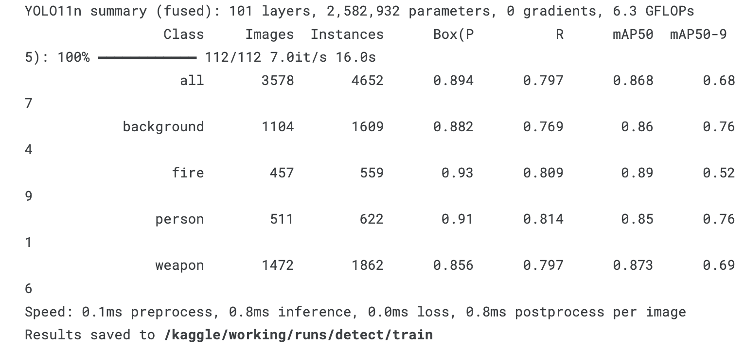 Kaggle Yollo12n Summary